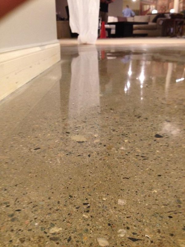 Polished Concrete Project for Cabot House Furniture in MA